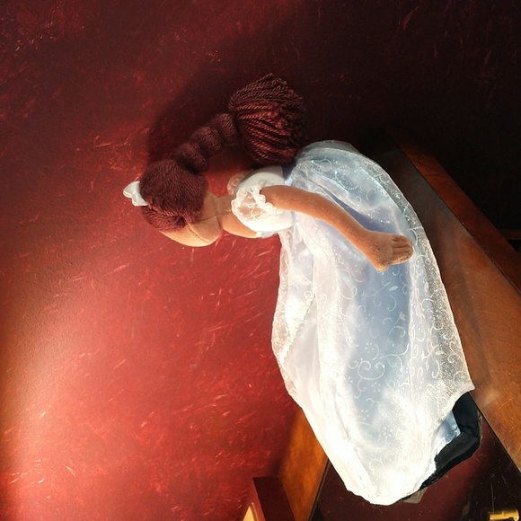 Target Play Wonder Doll Yarn Hair Blue/White Dress Bride Ballerina Doll - Picture 2 of 8